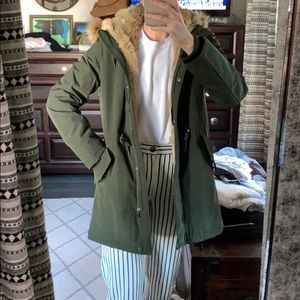 Levi’s Faux Fur Lined Parka Jacket